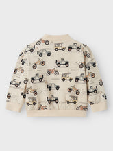 Name It Sweat Cardigan/jakke - Nmmhekar - Peyote/Bil og motorcykelprint